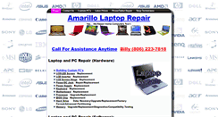 Desktop Screenshot of amarillolaptoprepair.com
